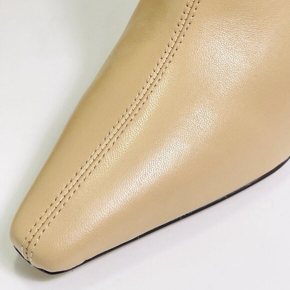 Sam Edelman Women’s Sammie Pointed Toe Ankle Boot Almond Leather Size 7 - Picture 6 of 10